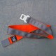 Silver n' Red Strap